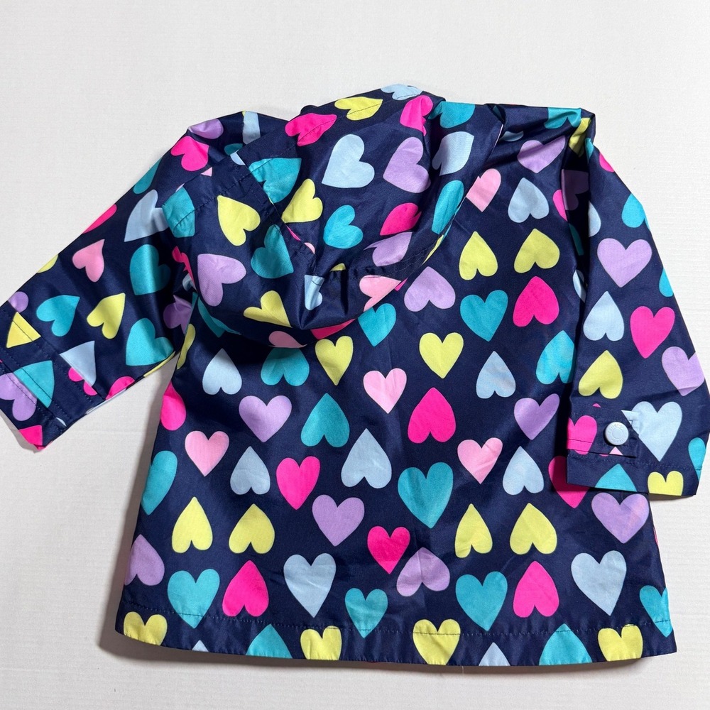 Carters Toddler Rain Jacket & Cherokee Denim Jeans Girls Size 24M Outfit Set - Picture 6 of 10